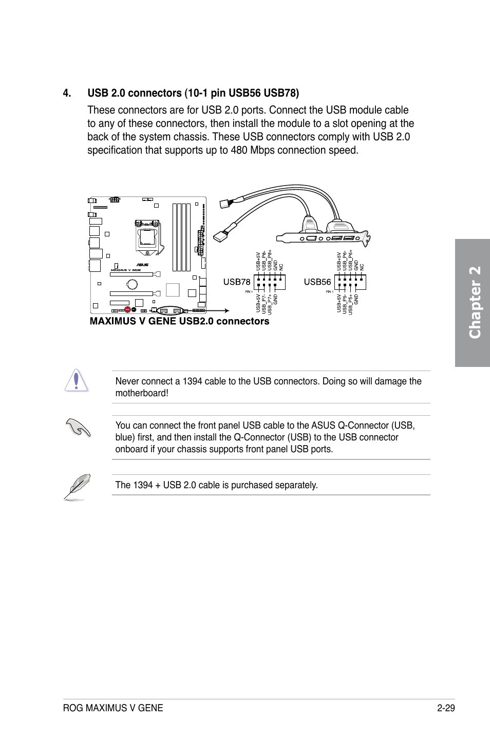 Chapter 2 | Asus MAXIMUS V GENE User Manual | Page 51 / 208