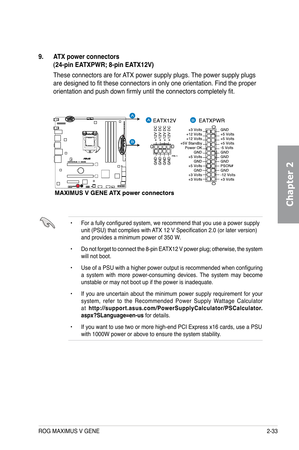 Chapter 2 | Asus MAXIMUS V GENE User Manual | Page 55 / 208