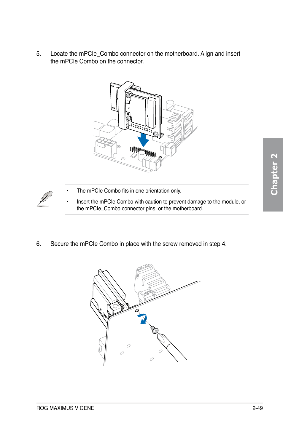 Chapter 2 | Asus MAXIMUS V GENE User Manual | Page 71 / 208