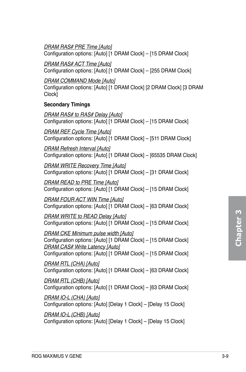 Chapter 3 | Asus MAXIMUS V GENE User Manual | Page 89 / 208