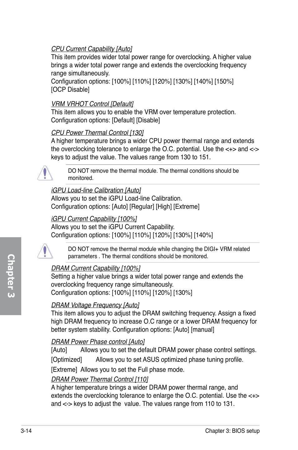 Chapter 3 | Asus MAXIMUS V GENE User Manual | Page 94 / 208