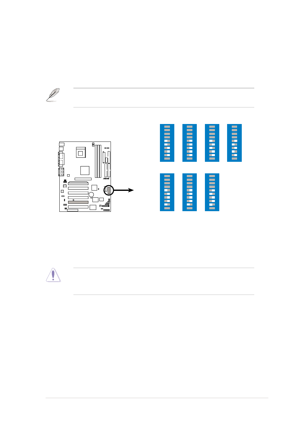 Switch p4b-ls cpu external frequency selection | Asus P4B-LS User Manual | Page 41 / 126