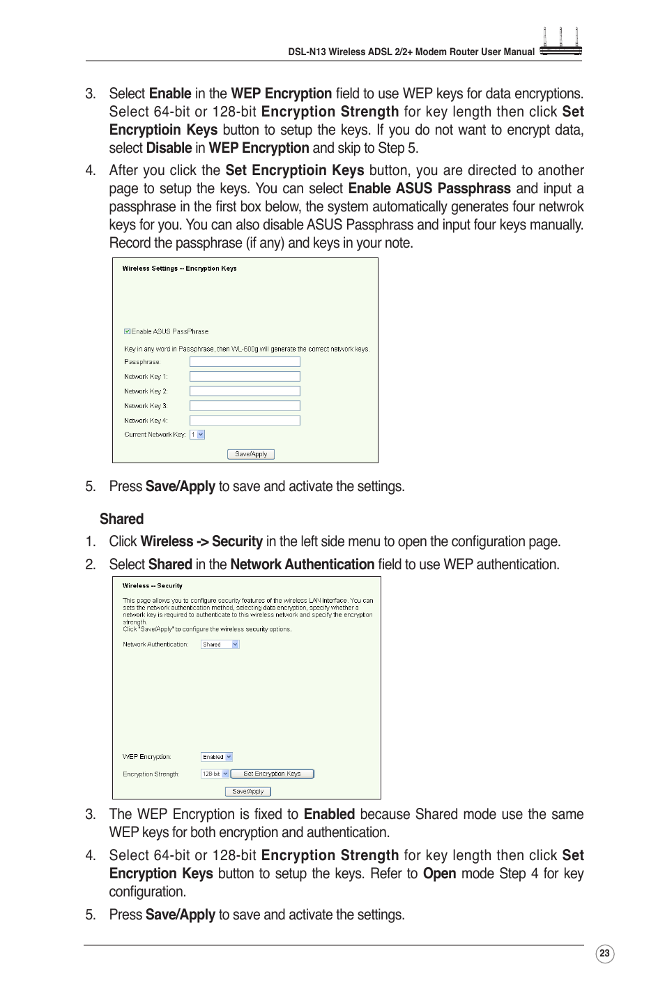 Asus DSL-N13 User Manual | Page 25 / 54