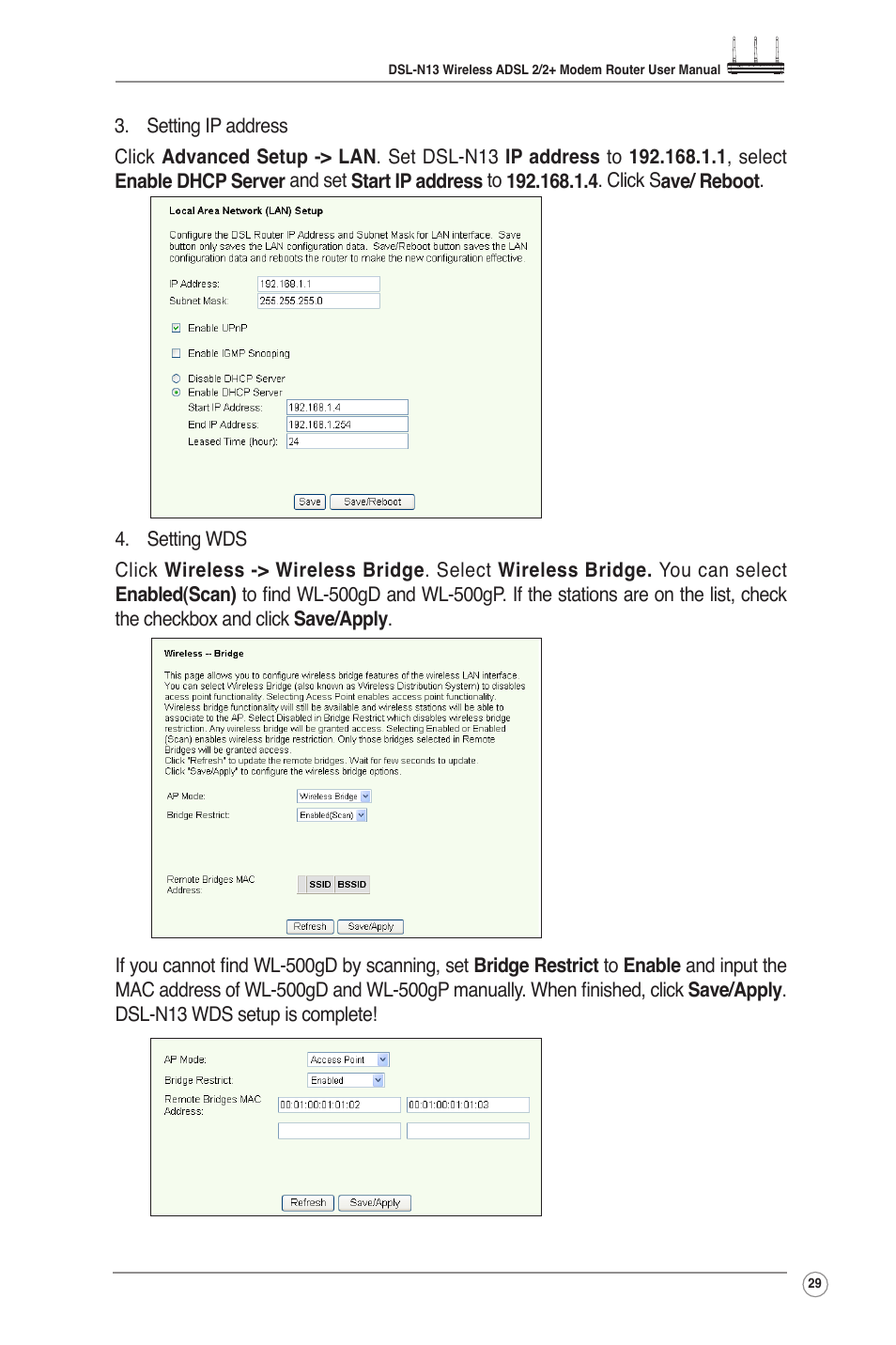 Asus DSL-N13 User Manual | Page 31 / 54