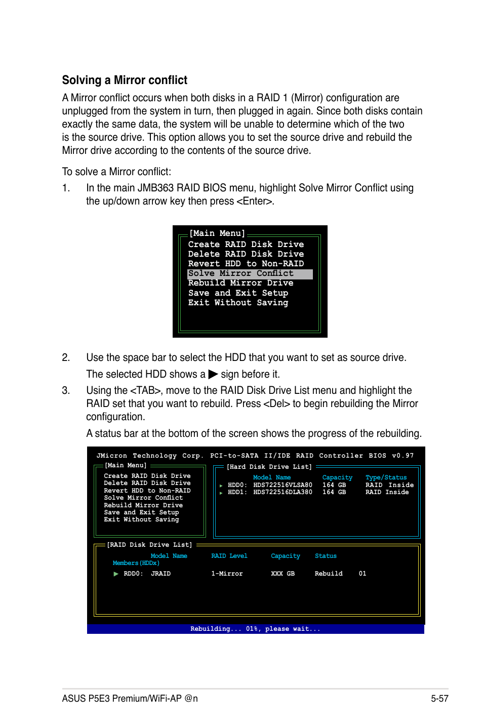 Solving a mirror conflict | Asus P5E3 Premium/WiFi-AP@n User Manual | Page 175 / 198