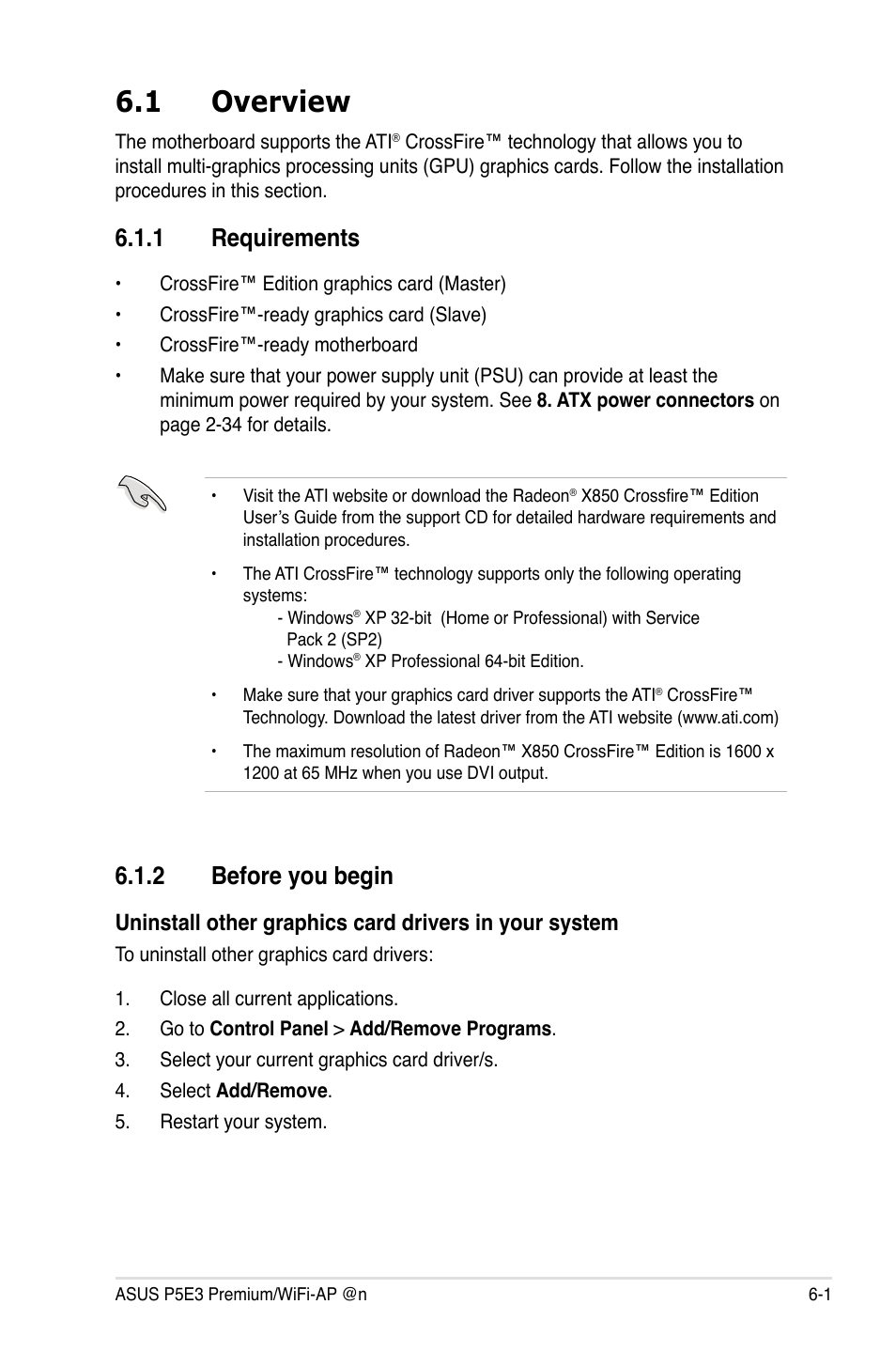 1 overview, 1 requirements, 2 before you begin | Asus P5E3 Premium/WiFi-AP@n User Manual | Page 181 / 198