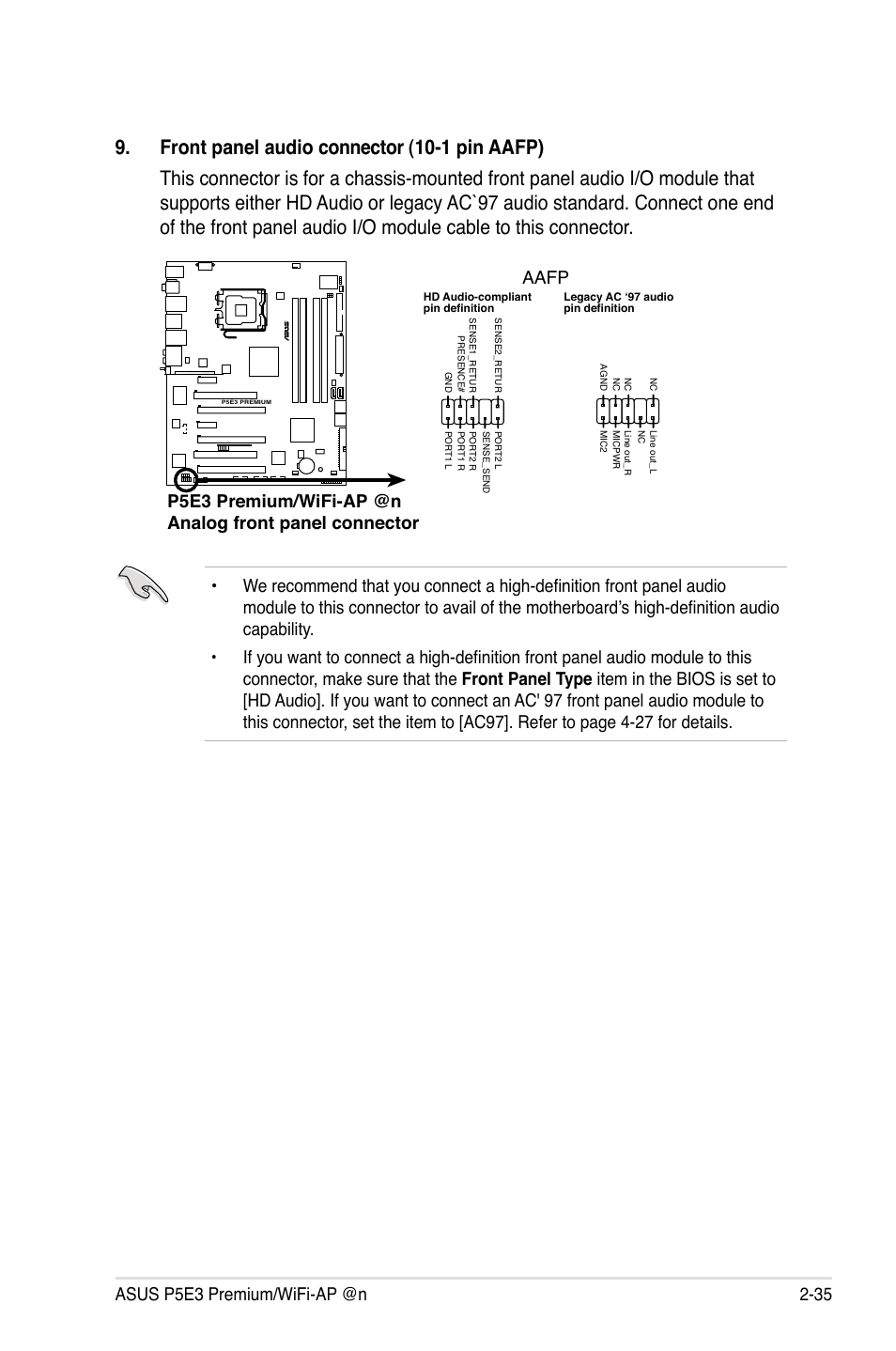 Asus P5E3 Premium/WiFi-AP@n User Manual | Page 61 / 198