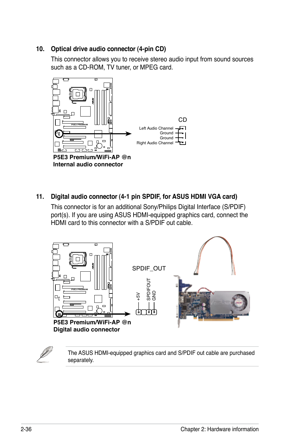 Asus P5E3 Premium/WiFi-AP@n User Manual | Page 62 / 198