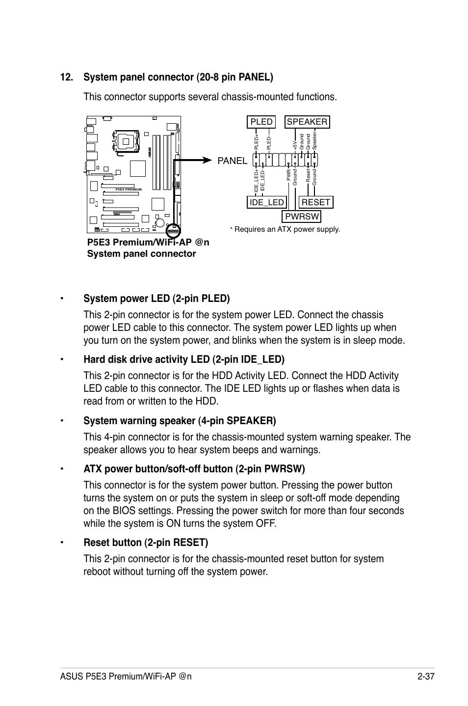 Asus P5E3 Premium/WiFi-AP@n User Manual | Page 63 / 198