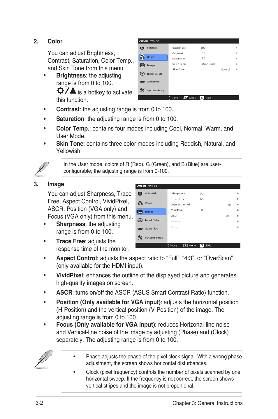 Asus VN279Q User Manual | Page 22 / 30