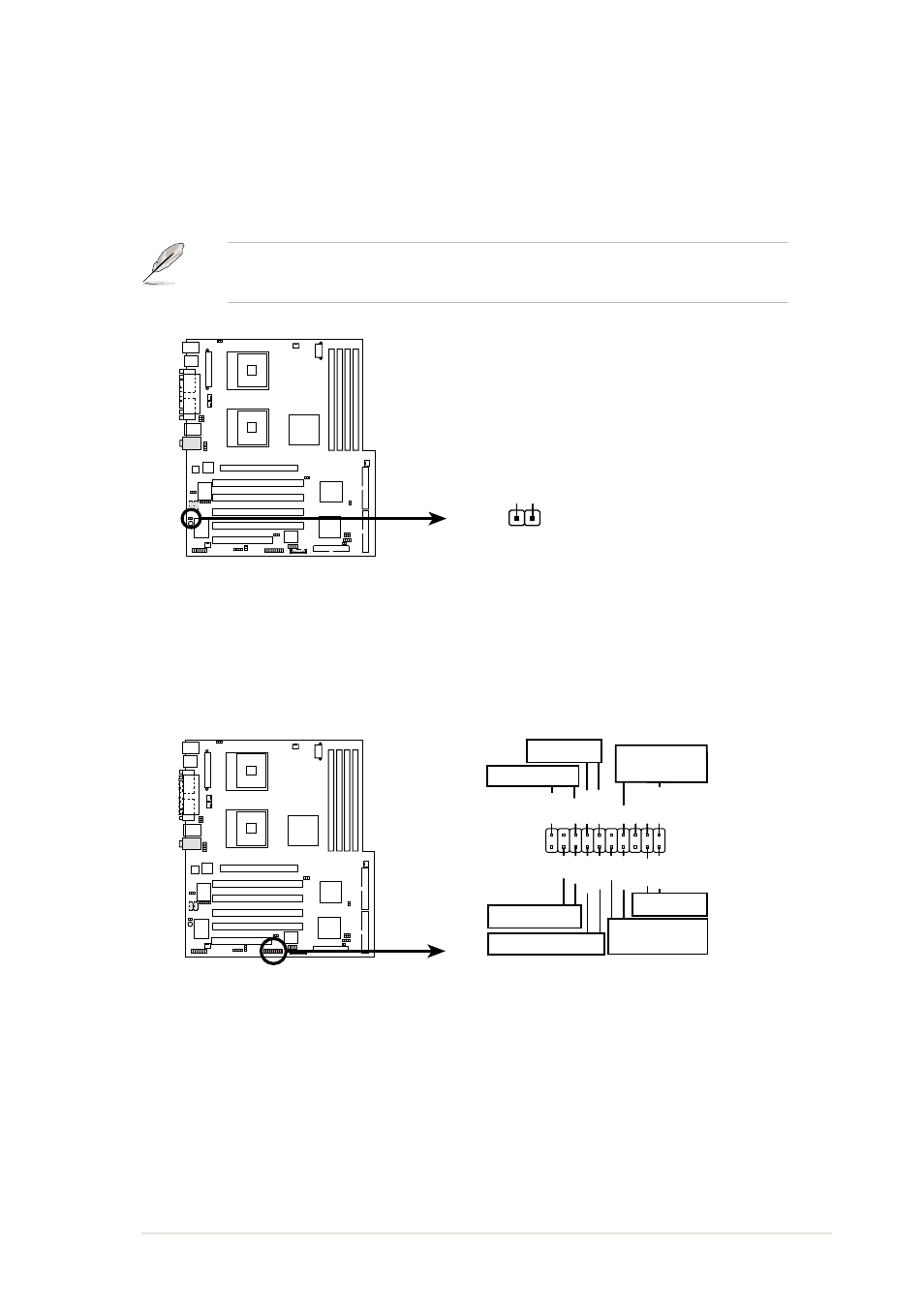 Pp-dlw wake-on-ring connector j18, Pp-dlw system panel connectors | Asus AW1500-I5 User Manual | Page 51 / 116