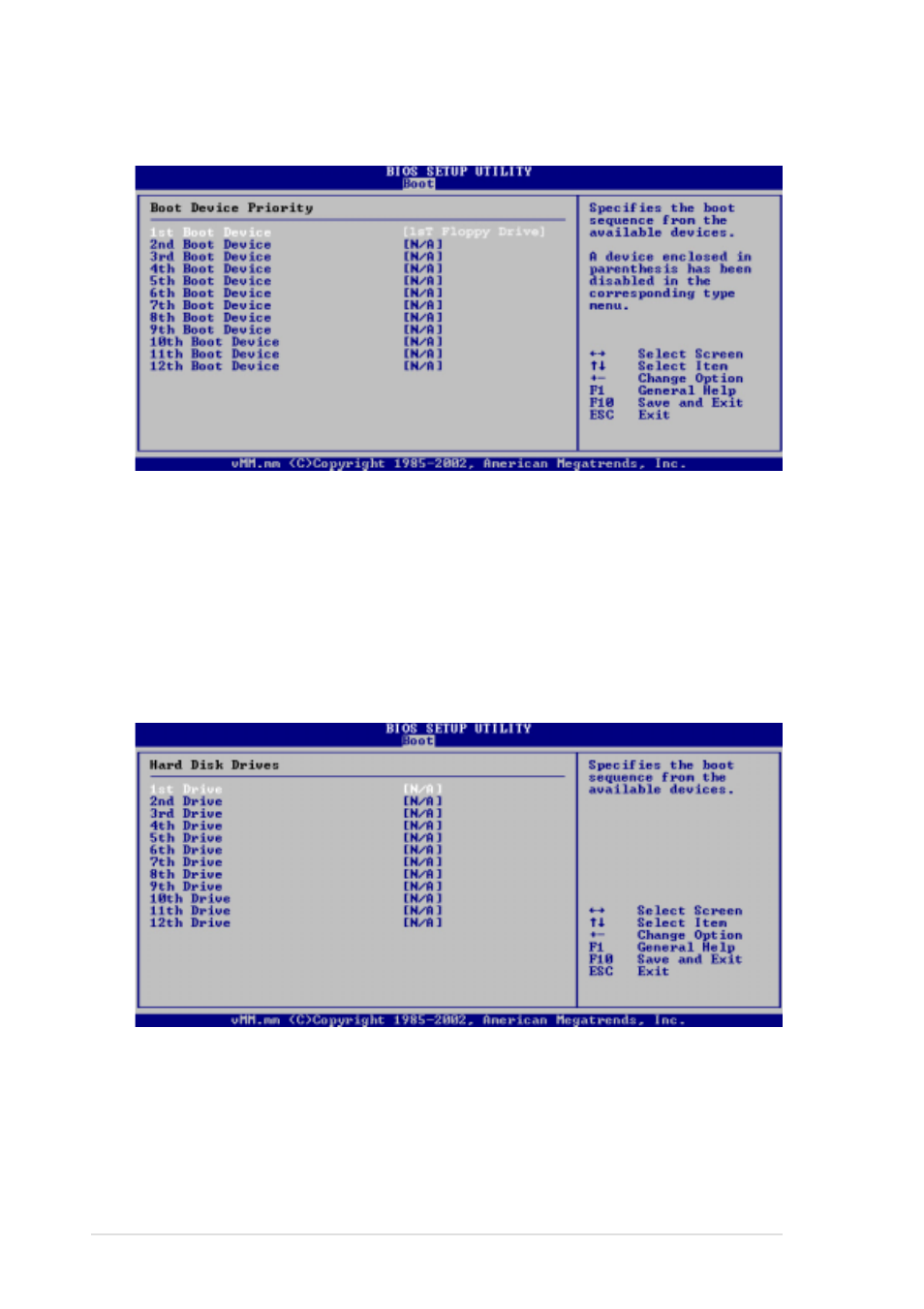 2 boot device priority 4.6.3 hard disk drives | Asus AW1500-I5 User Manual | Page 78 / 116