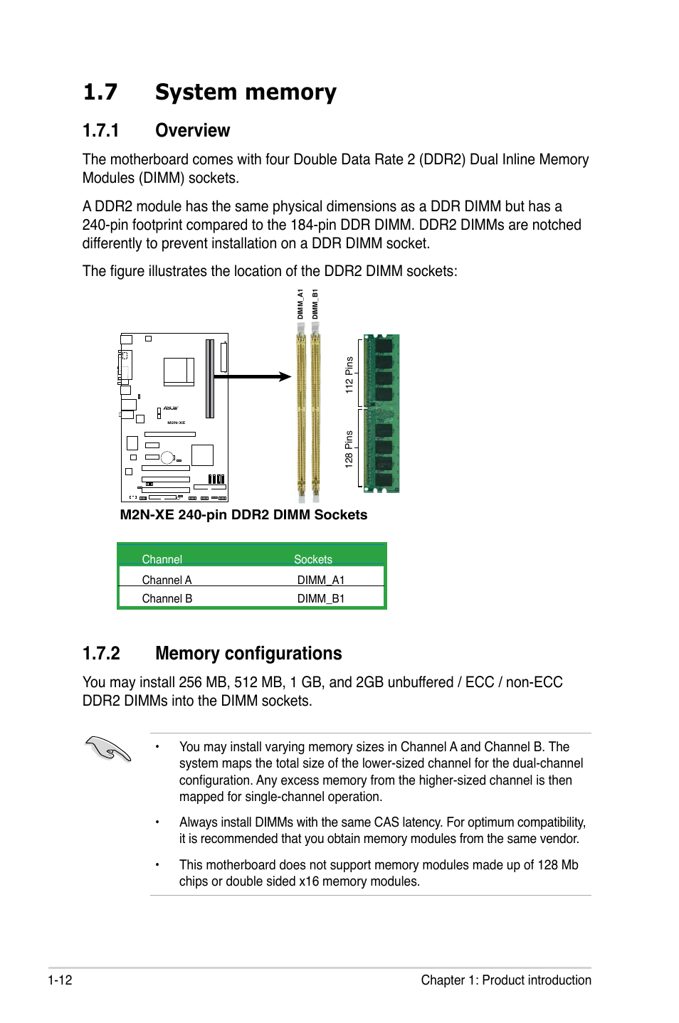 1 overview | Asus M2N-XE User Manual | Page 24 / 90
