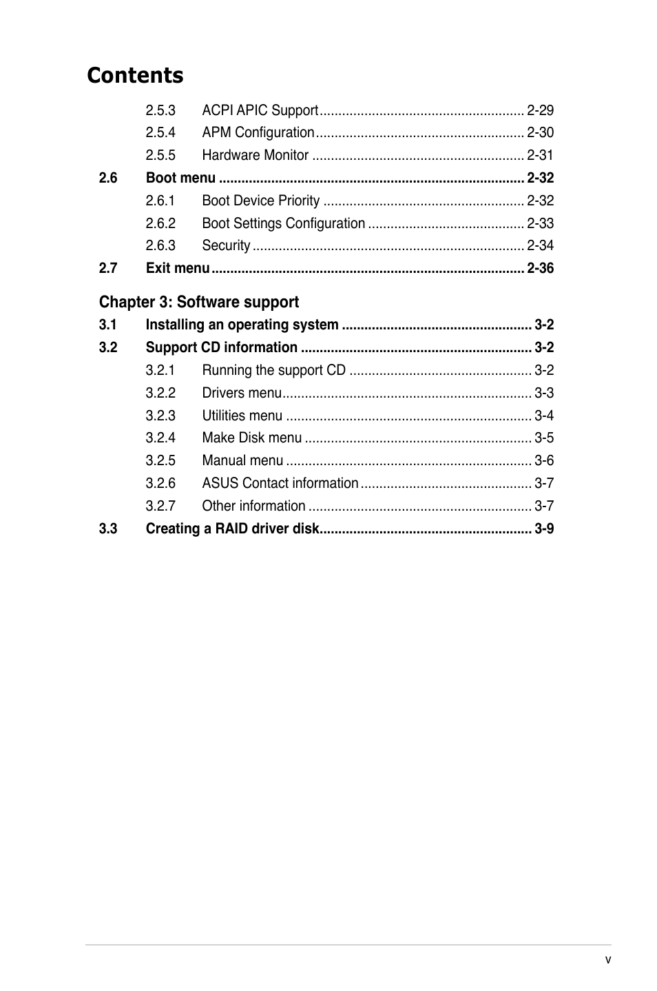 Asus M2N-XE User Manual | Page 5 / 90