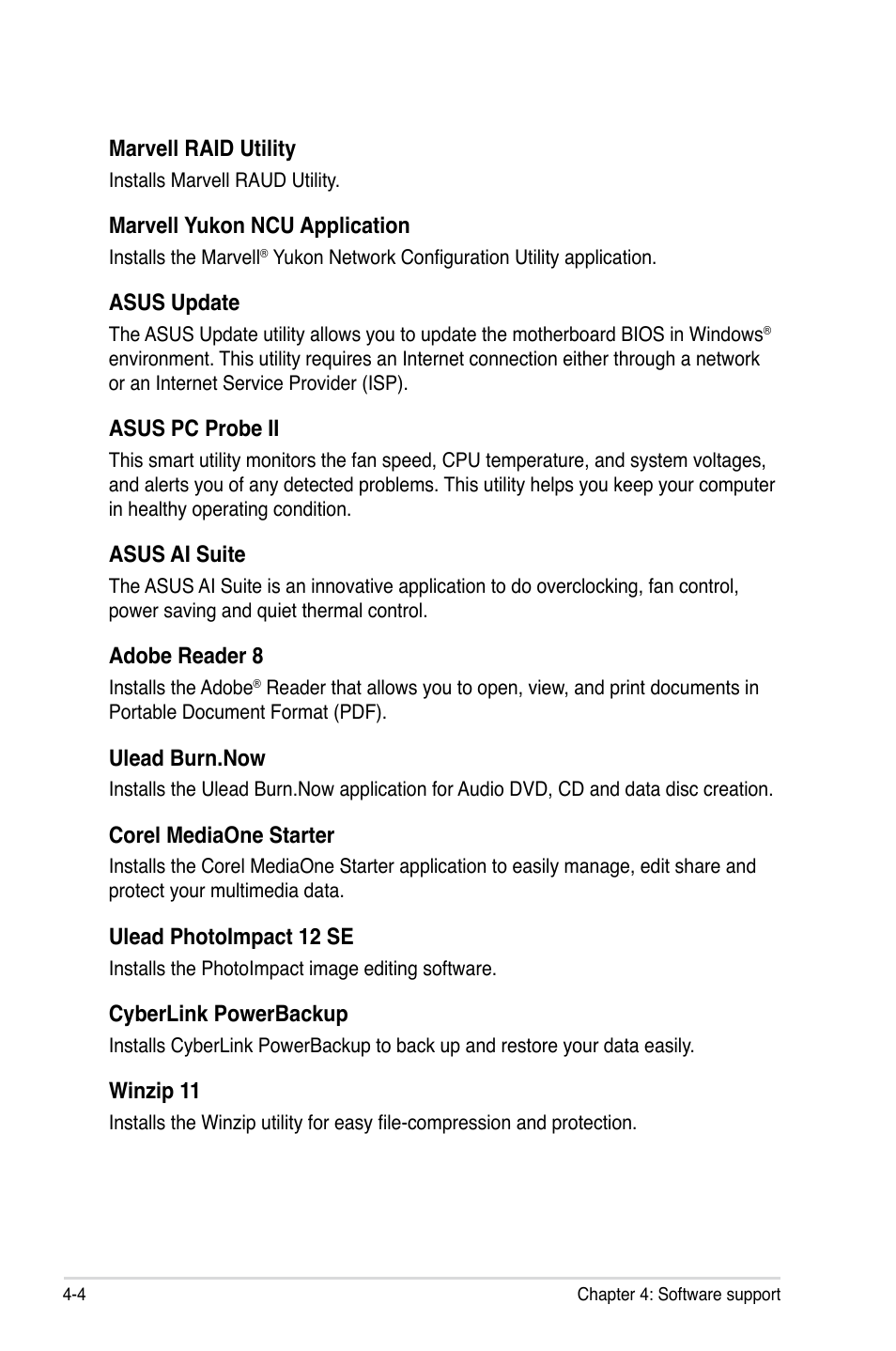 Asus P6T Deluxe User Manual | Page 120 / 196