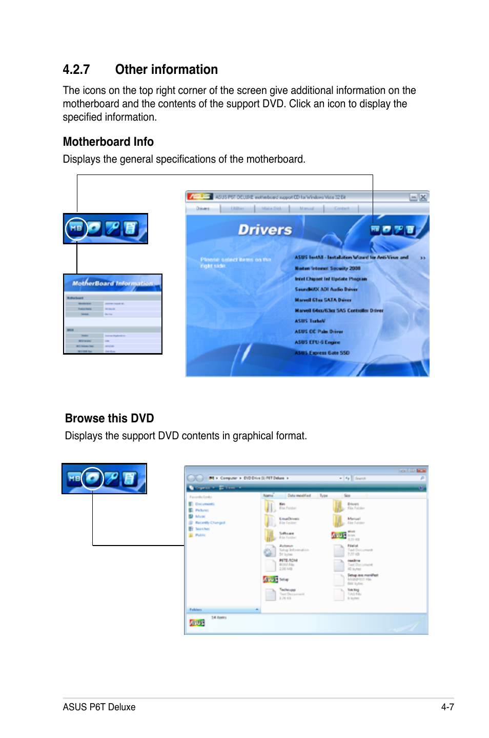 7 other information, Other information -7 | Asus P6T Deluxe User Manual | Page 123 / 196