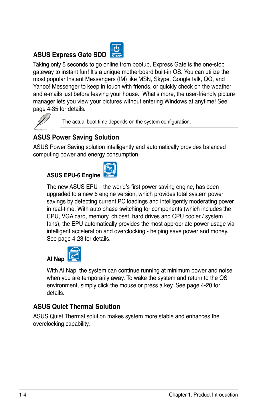 Asus P6T Deluxe User Manual | Page 20 / 196