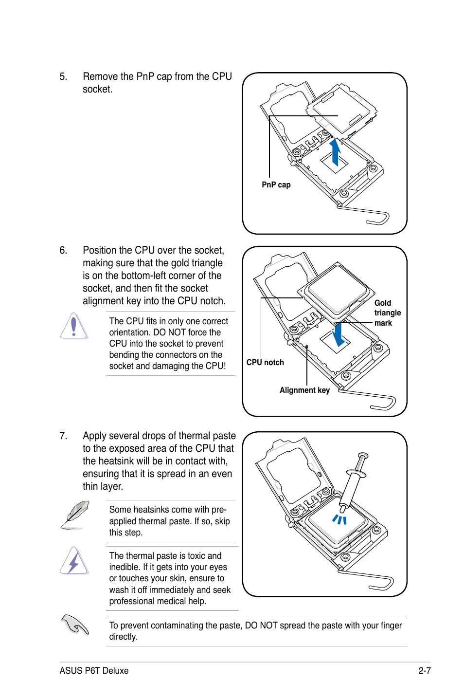 Asus P6T Deluxe User Manual | Page 33 / 196