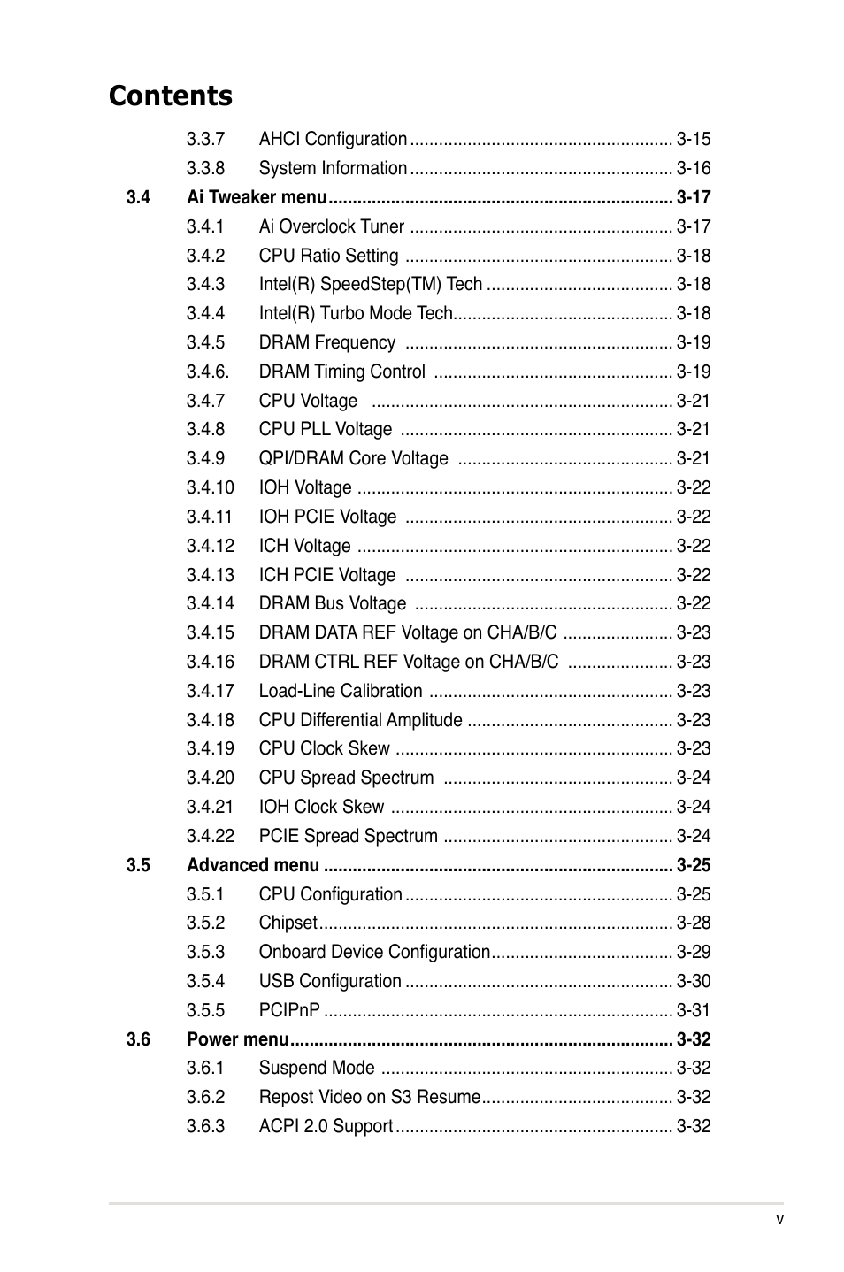 Asus P6T Deluxe User Manual | Page 5 / 196