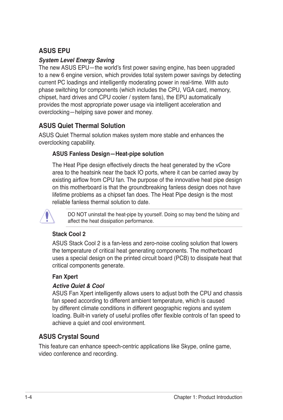Asus P7P55 WS SUPERCOMPUTER User Manual | Page 20 / 156