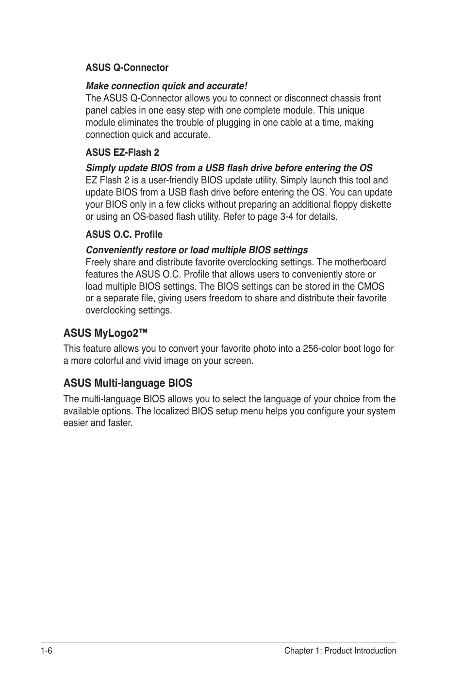 Asus P7P55 WS SUPERCOMPUTER User Manual | Page 22 / 156