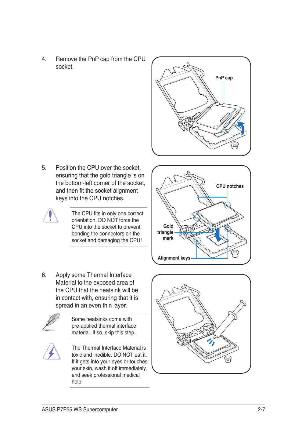 Asus P7P55 WS SUPERCOMPUTER User Manual | Page 31 / 156
