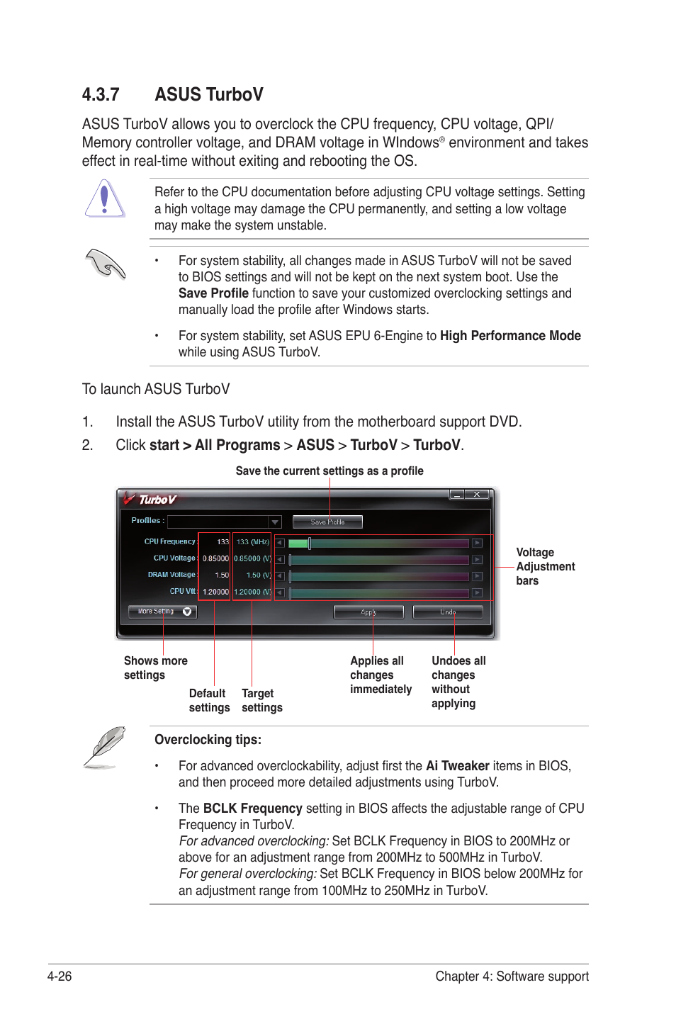 7 asus turbov, Asus turbov -26 | Asus P6T7 WS SuperComputer User Manual | Page 134 / 184