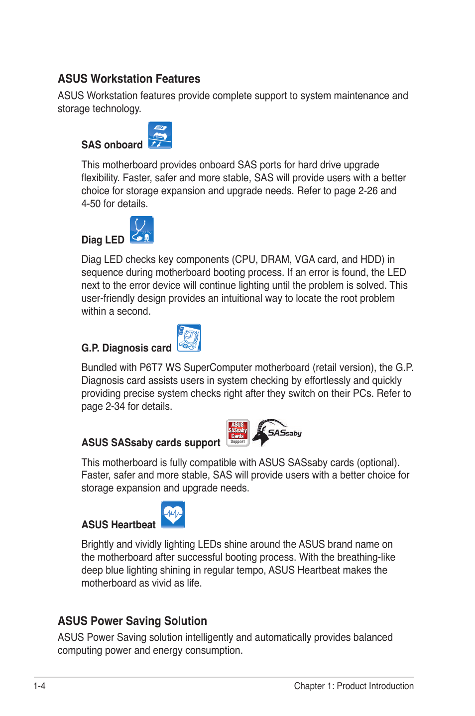 Asus P6T7 WS SuperComputer User Manual | Page 20 / 184