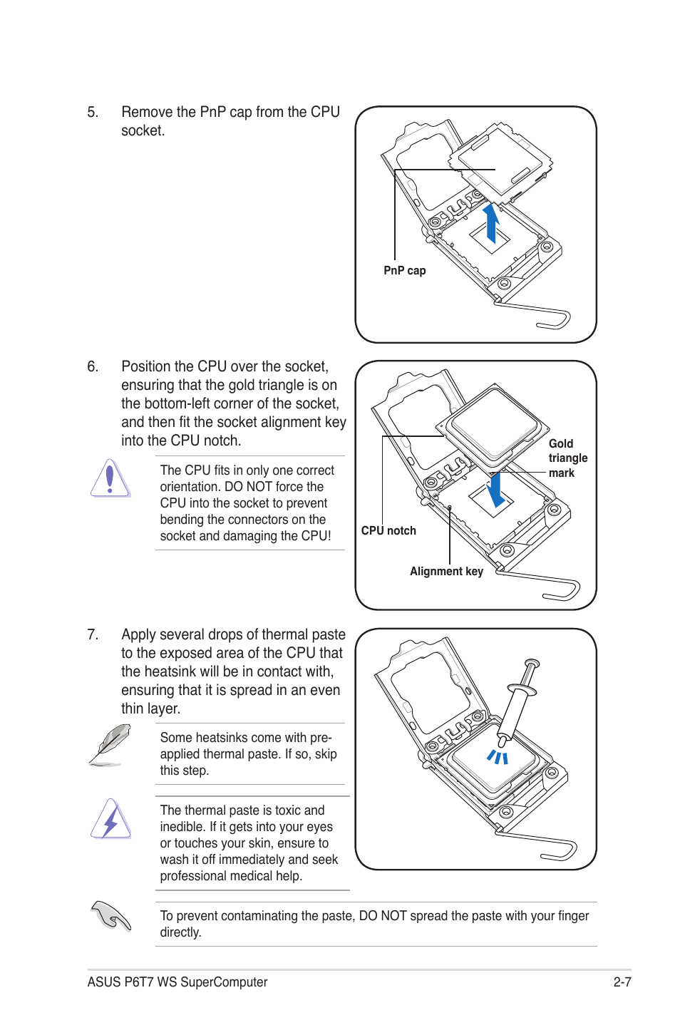 Asus P6T7 WS SuperComputer User Manual | Page 33 / 184