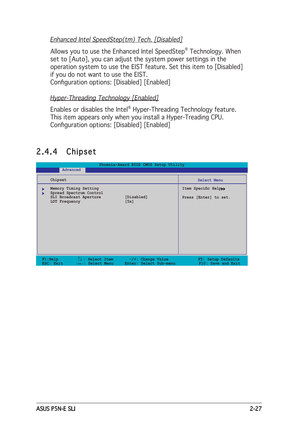 4 chipset | Asus P5N-E SLI User Manual | Page 79 / 122