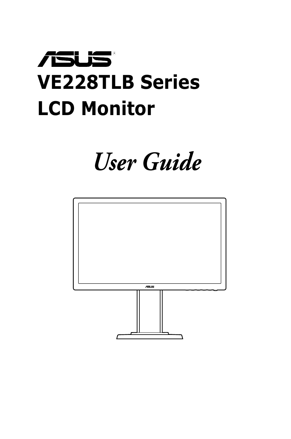Asus VE228TLB User Manual | 23 pages