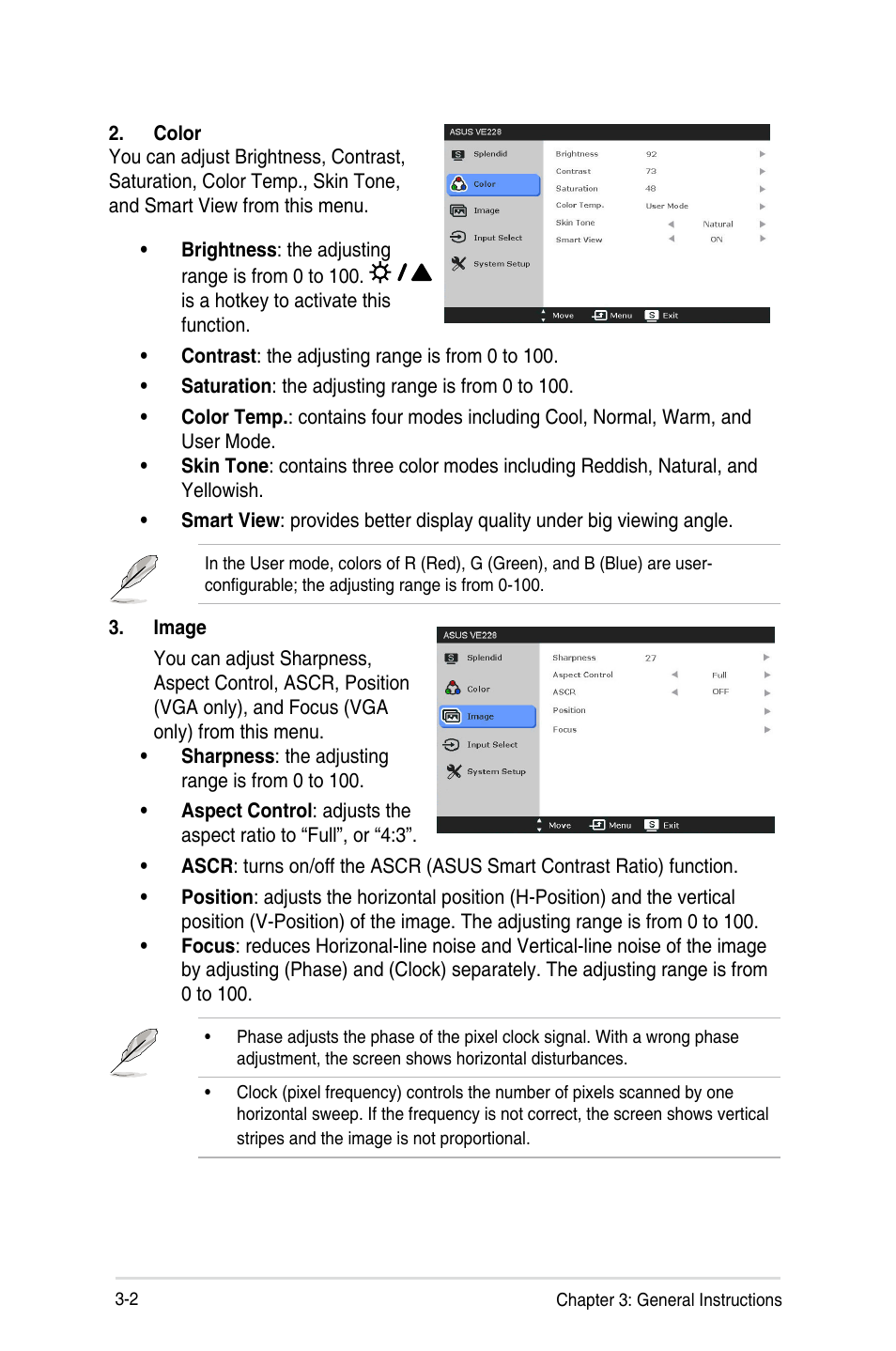 Asus VE228TLB User Manual | Page 18 / 23