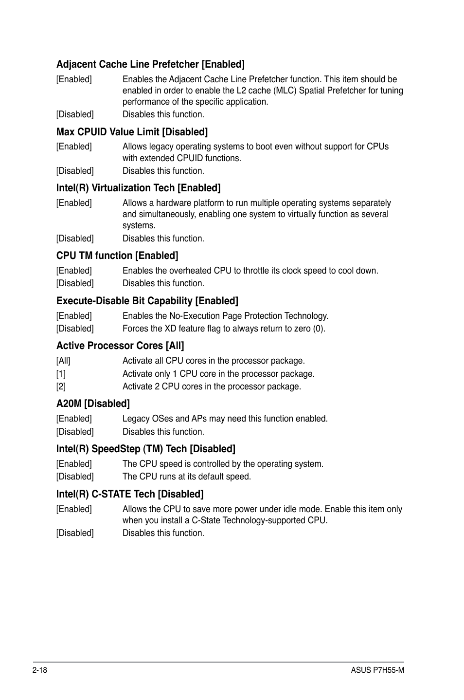 Asus P7H55-M/BR User Manual | Page 58 / 68