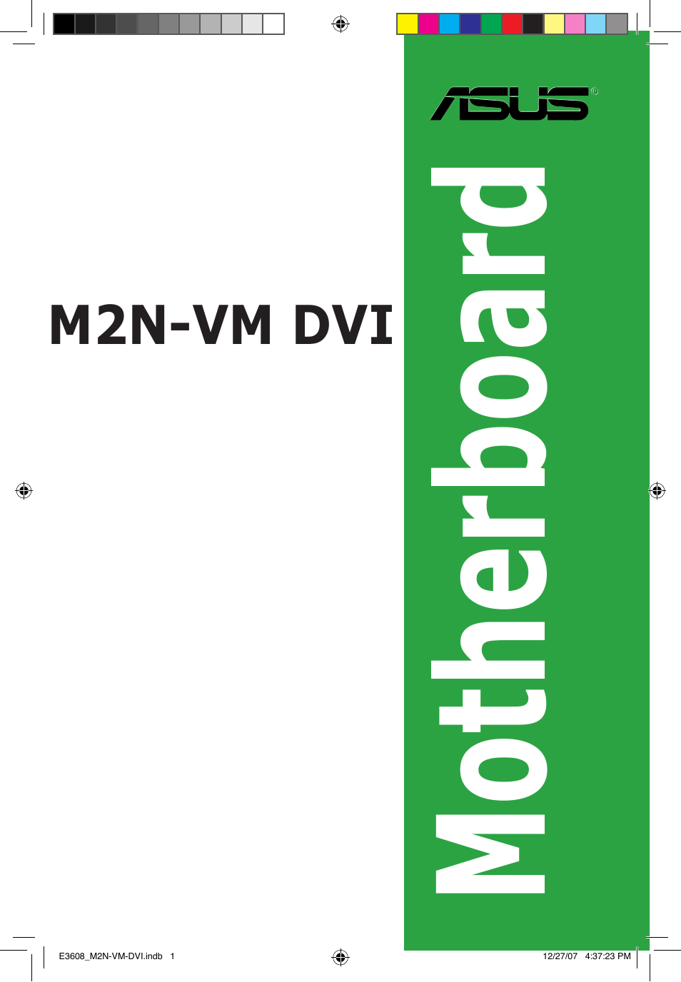 Asus M2N-VM DVI User Manual | 100 pages