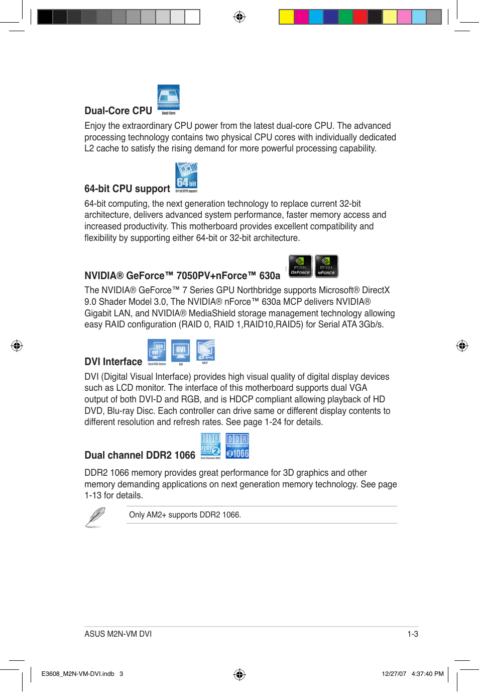 Asus M2N-VM DVI User Manual | Page 15 / 100