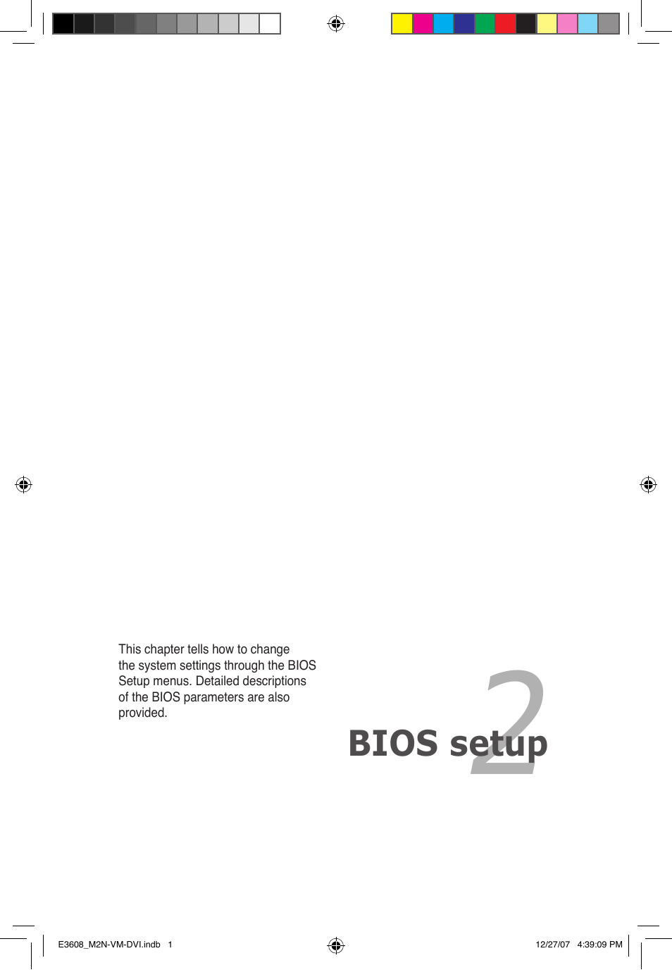 Bios setup | Asus M2N-VM DVI User Manual | Page 47 / 100
