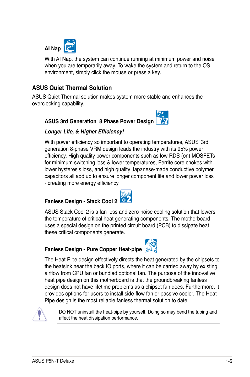 Asus P5N-T Deluxe User Manual | Page 21 / 64