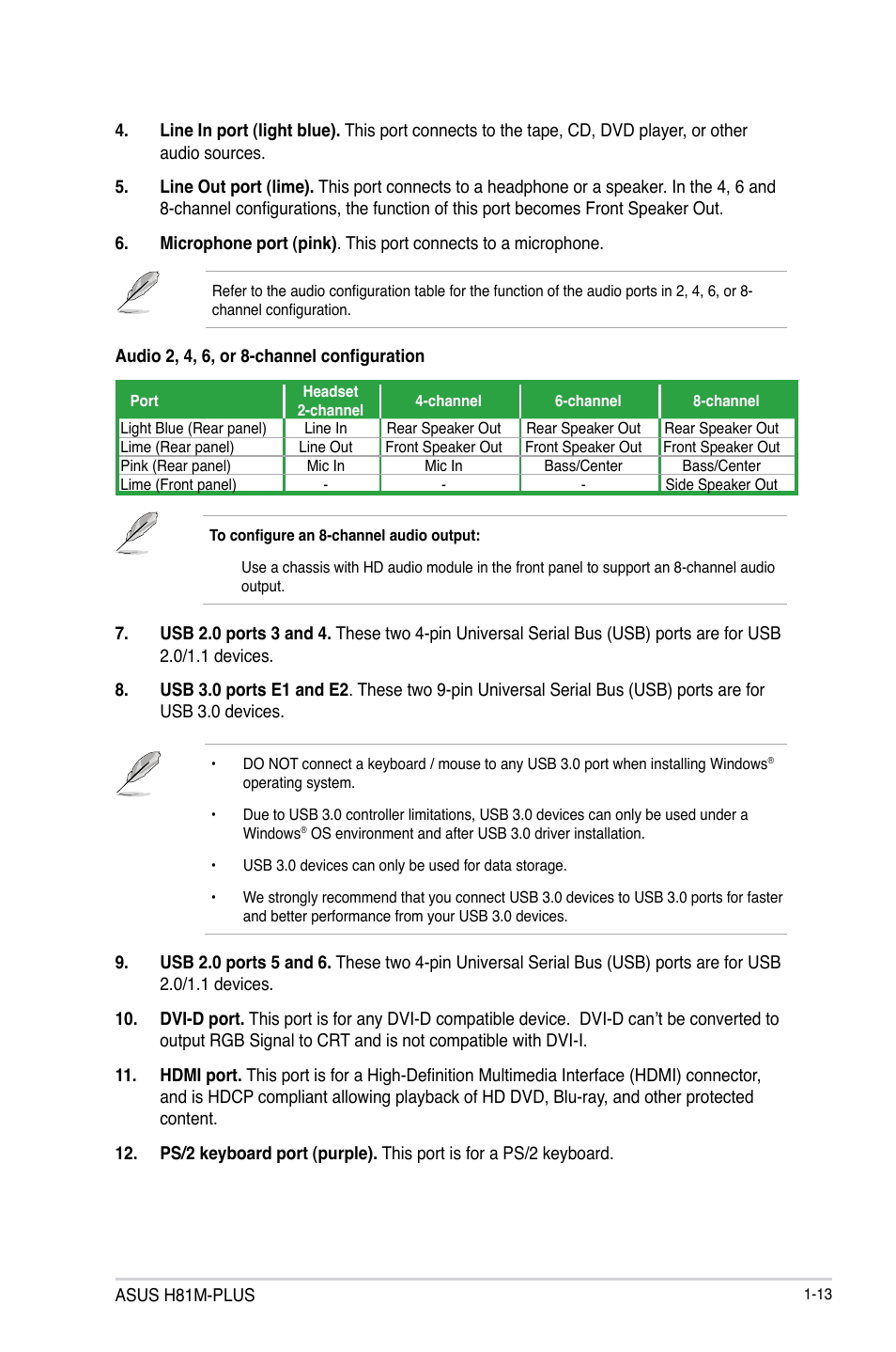 Asus H81M-PLUS User Manual | Page 21 / 74