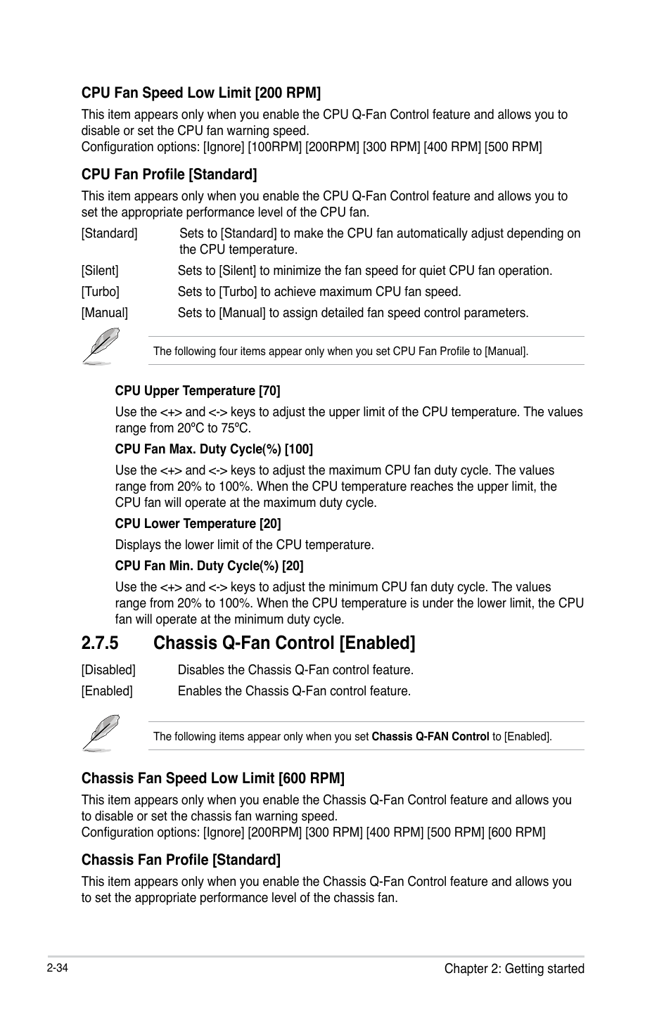 5 chassis q-fan control [enabled | Asus H81M-PLUS User Manual | Page 62 / 74