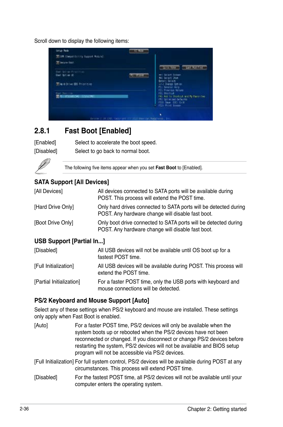 1 fast boot [enabled | Asus H81M-PLUS User Manual | Page 64 / 74