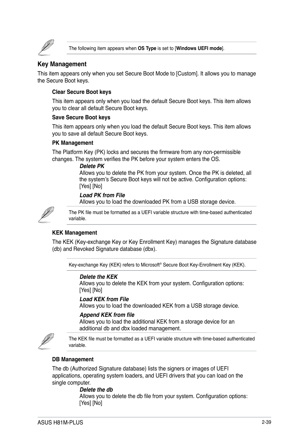 Asus H81M-PLUS User Manual | Page 67 / 74