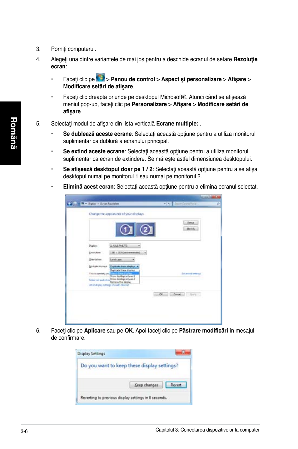 Română | Asus CG8350 User Manual | Page 116 / 227