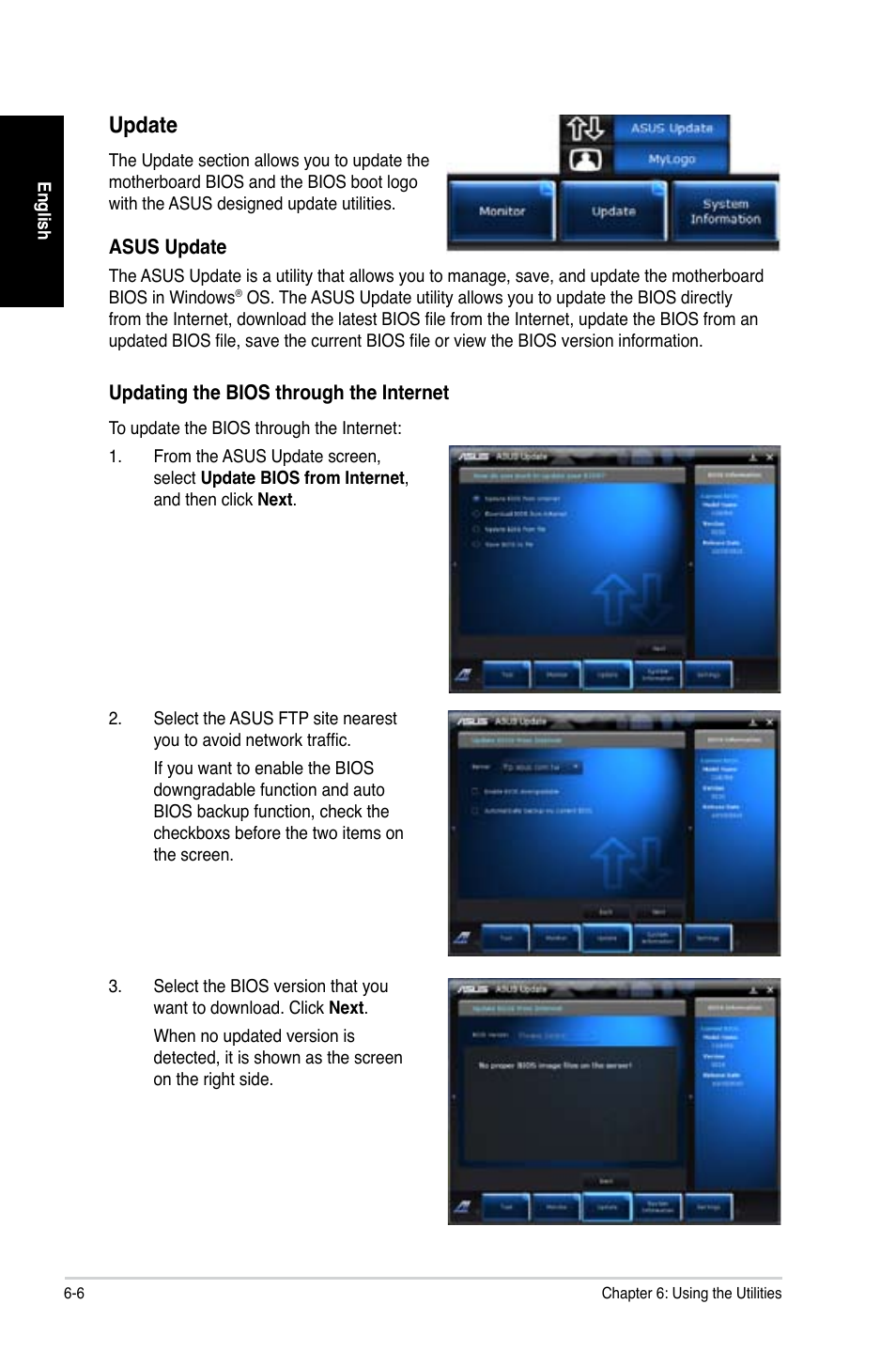 Update | Asus CG8350 User Manual | Page 54 / 227