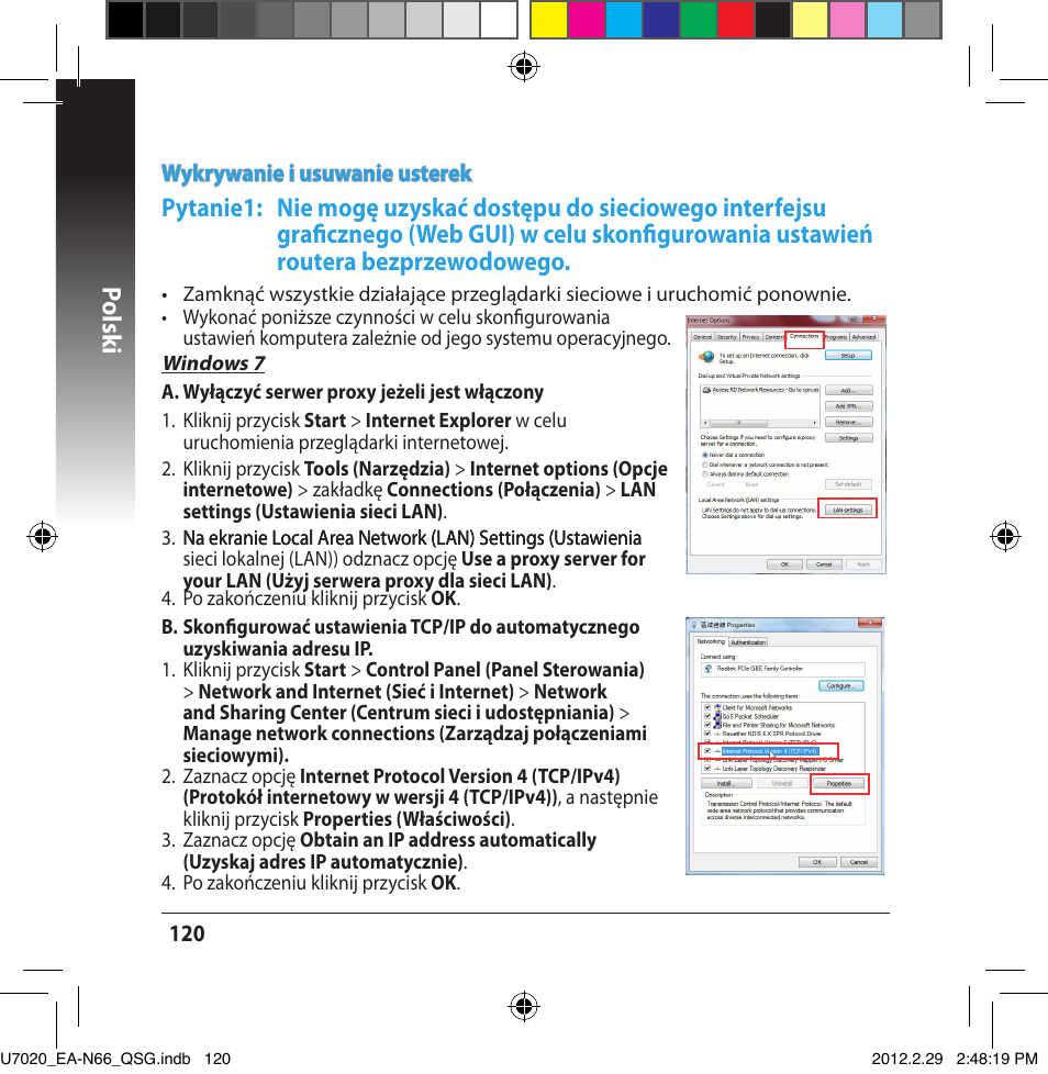 Polsk i | Asus EA-N66 User Manual | Page 120 / 170