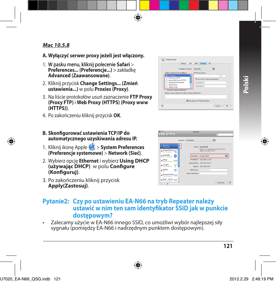 Polsk i | Asus EA-N66 User Manual | Page 121 / 170