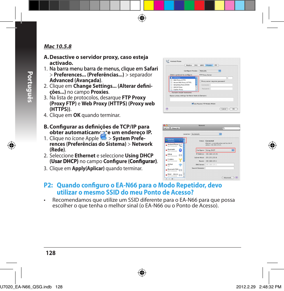 Por tuguês | Asus EA-N66 User Manual | Page 128 / 170