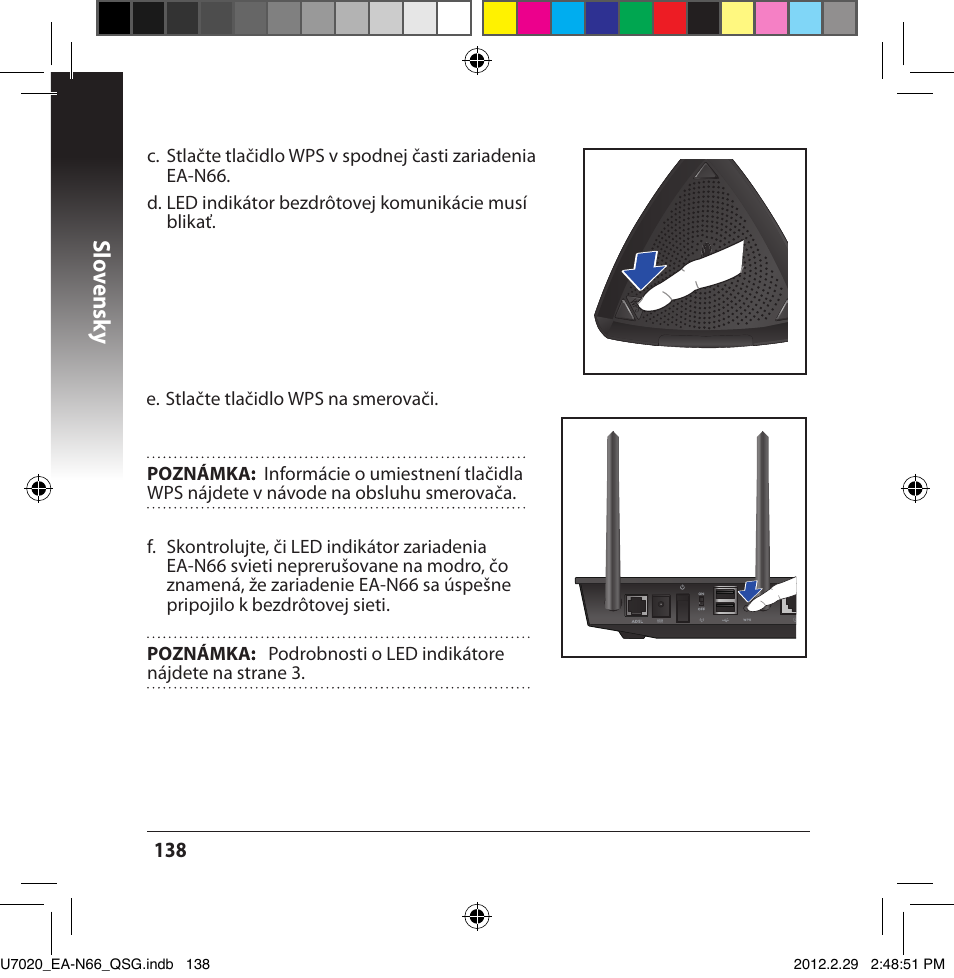 Slo vensk y | Asus EA-N66 User Manual | Page 138 / 170