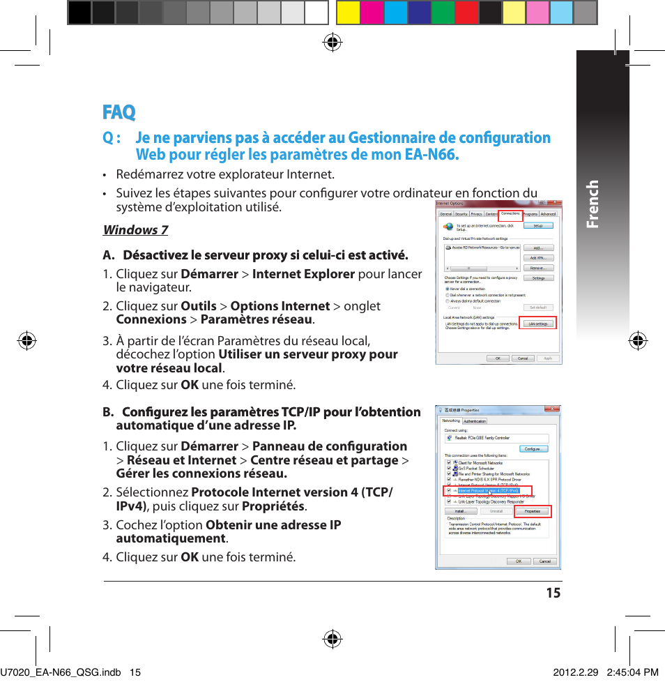 Fr ench | Asus EA-N66 User Manual | Page 15 / 170