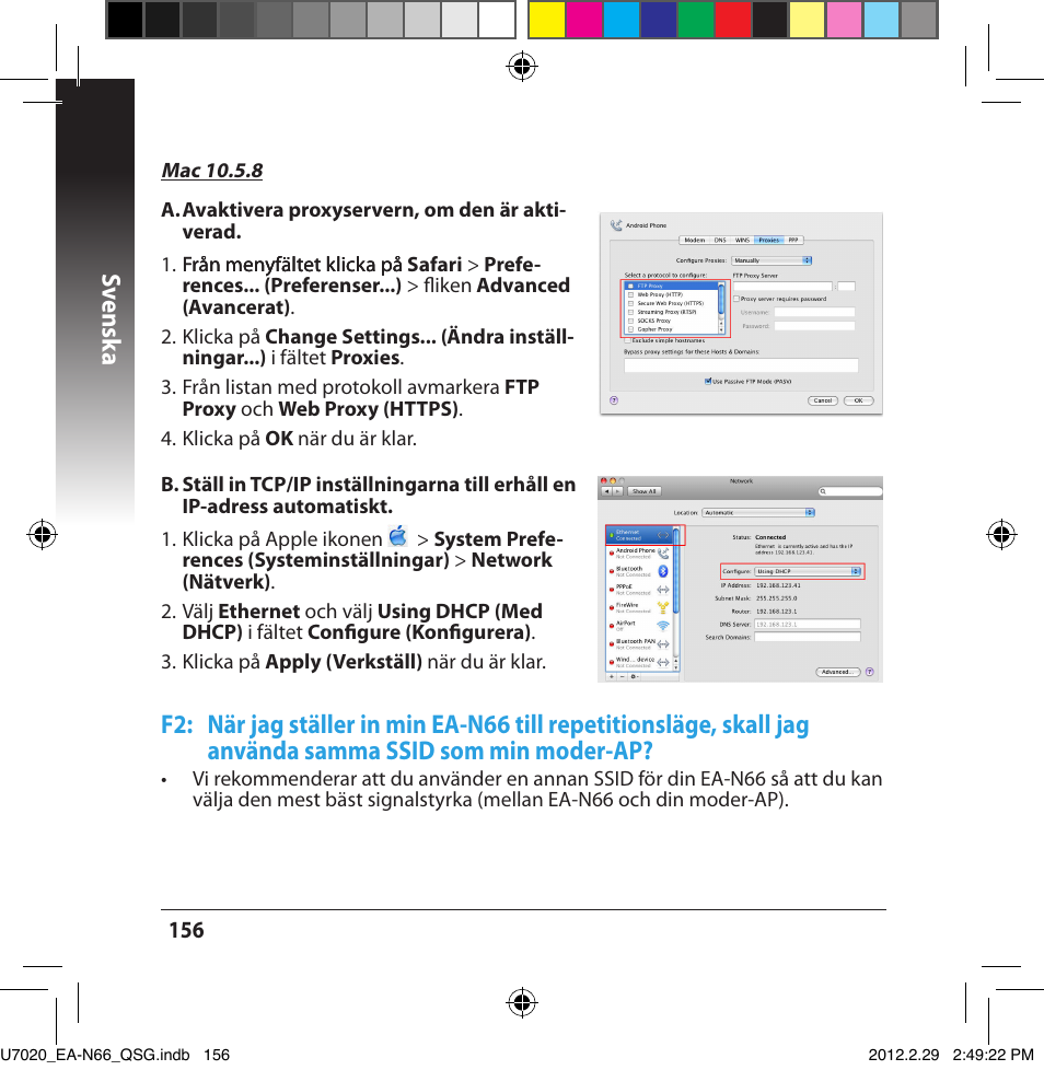 Sv ensk a | Asus EA-N66 User Manual | Page 156 / 170