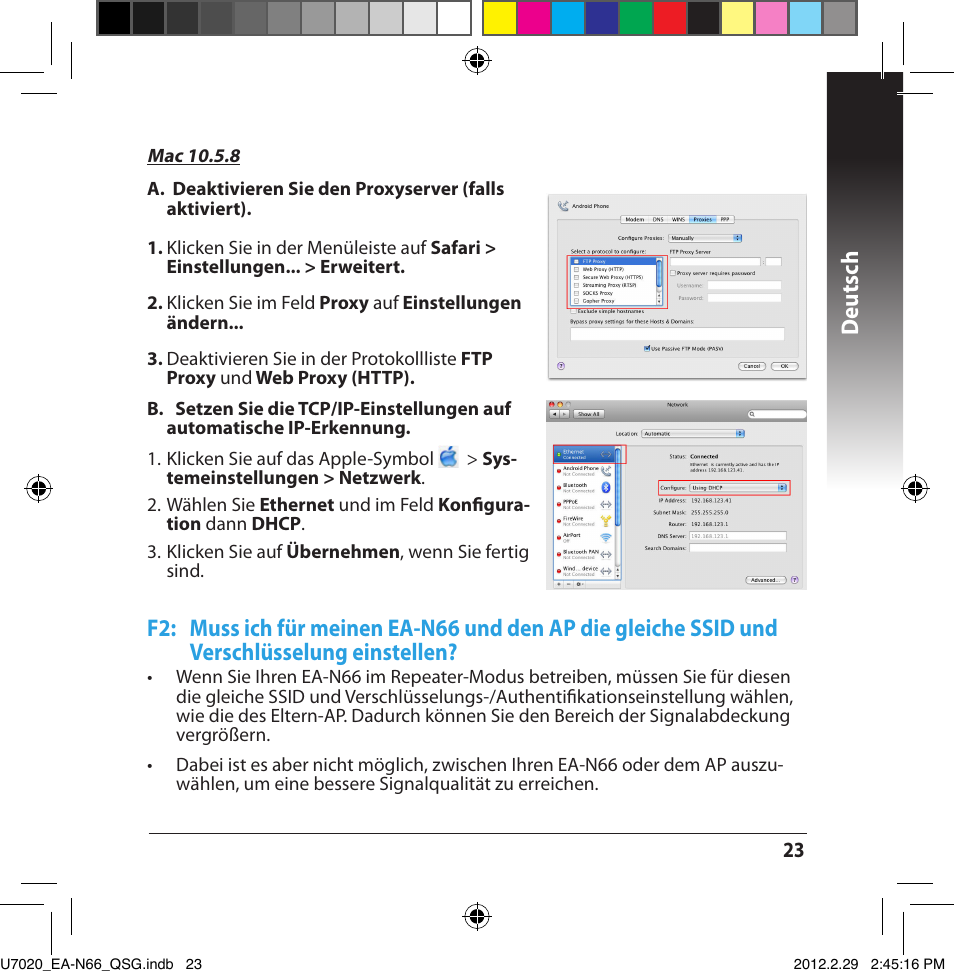 Deutsch | Asus EA-N66 User Manual | Page 23 / 170